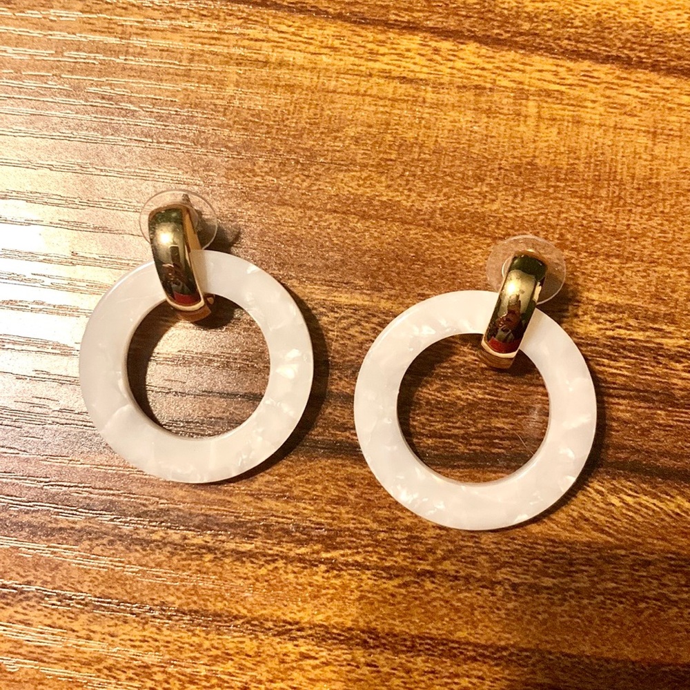 Kate Spade hoop earrings NWOT